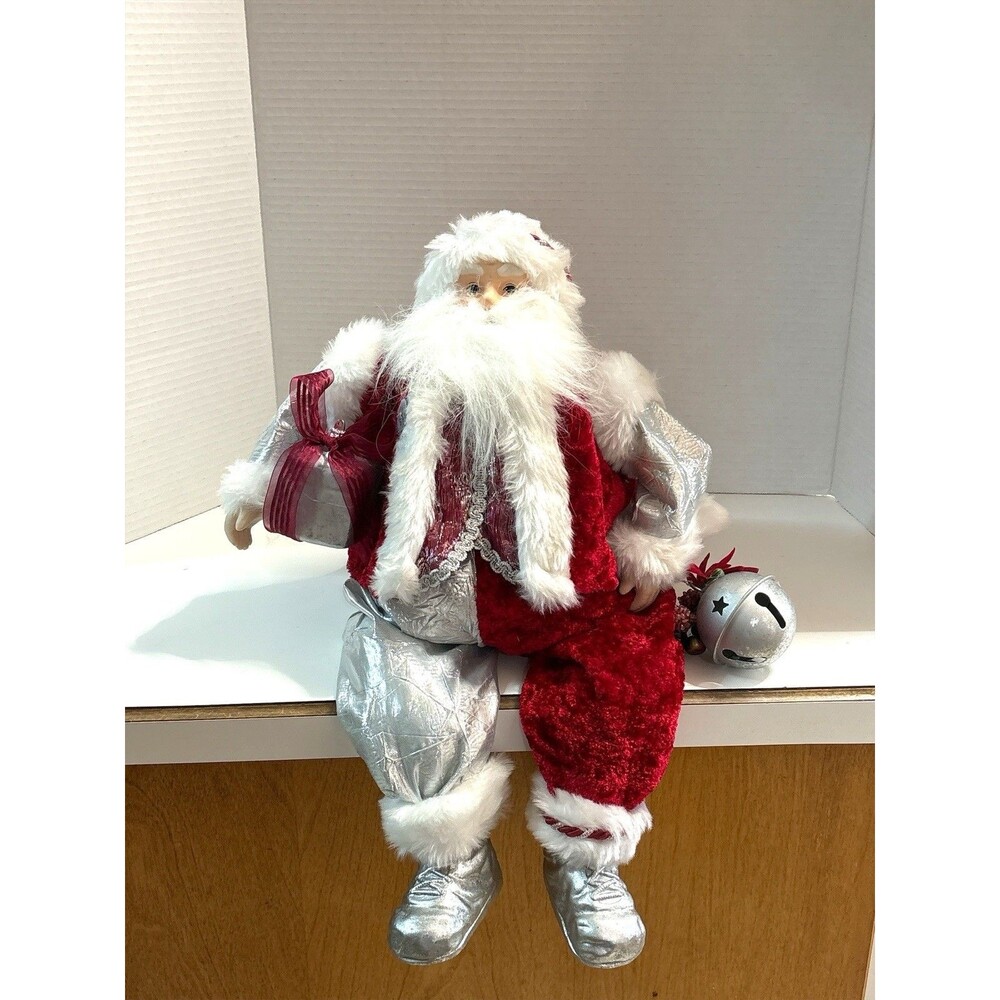 Old World Santa Claus Shelf Sitter Father Christmas Holiday Decor